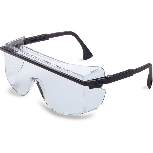 Honeywell Uvex Astrospec 3001 Black Safety Glasses With Clear Anti-Fog Lens