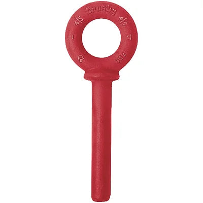 Crosby® S-276 Shoulder Rivet Eye Bolts, Red, Forged Steel, 3/4" x 4-1/2"
