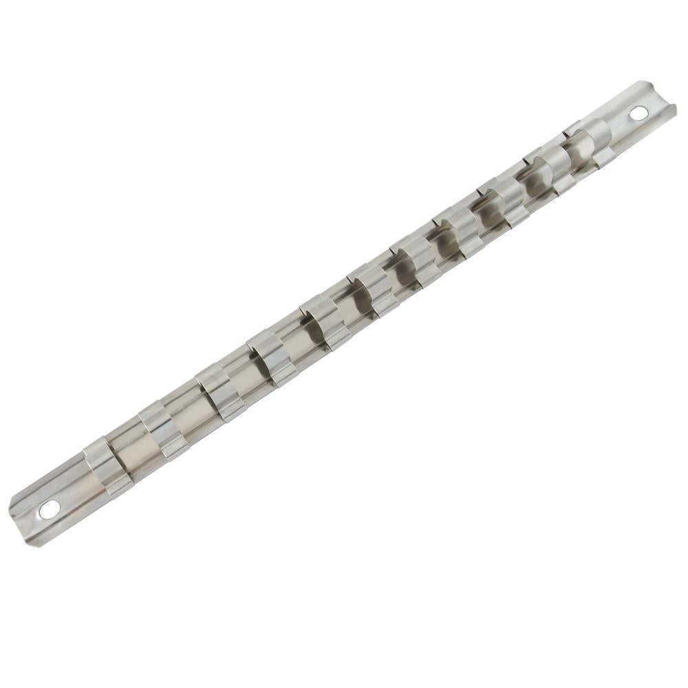 Socket Rail - 3/8" Drive with 11 Clips