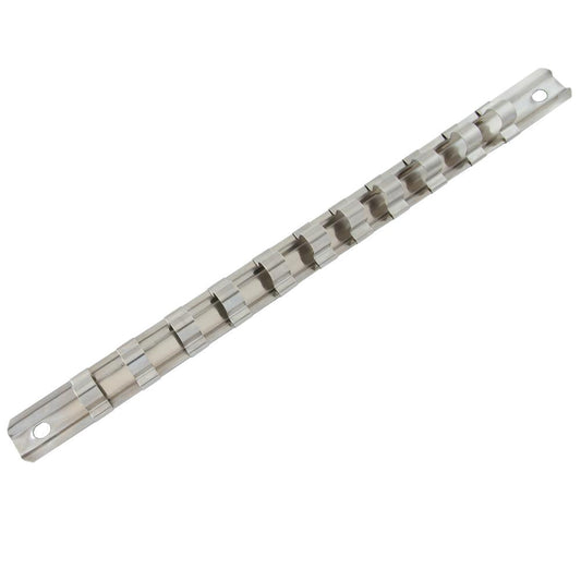 Socket Rail - 3/8" Drive with 11 Clips
