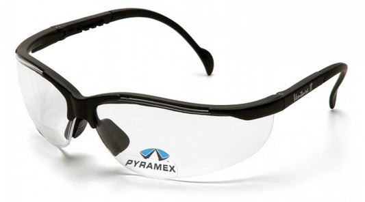 Lunettes de lecture V2 - Monture noire/transparente + verres 2,5