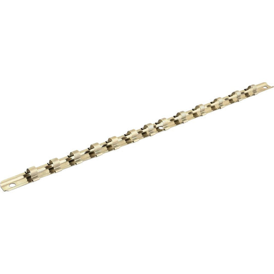 Socket Rail 3/8" Drive with 13 Clips