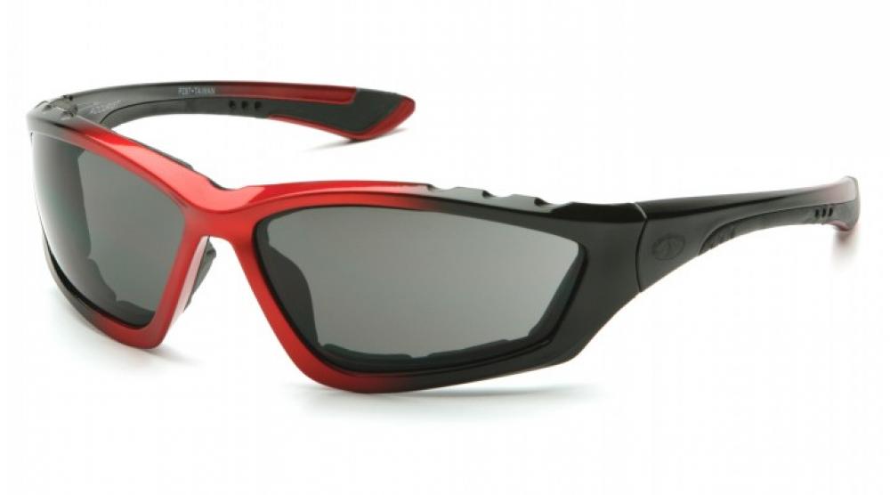 Accurist - Monture rembourrée noire/rouge/verres antibuée gris