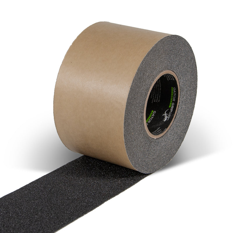Gator Grip® Advanced Premium Black Anti-Slip Grip Roll 60-grit Traction Tape, 4" x 60'