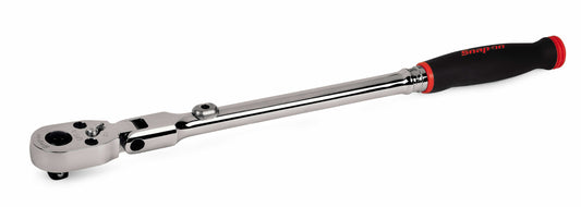 1/2" Drive Dual 80® Technology Soft Grip Quick-Release Locking Flex-Head Ratchet (Red)