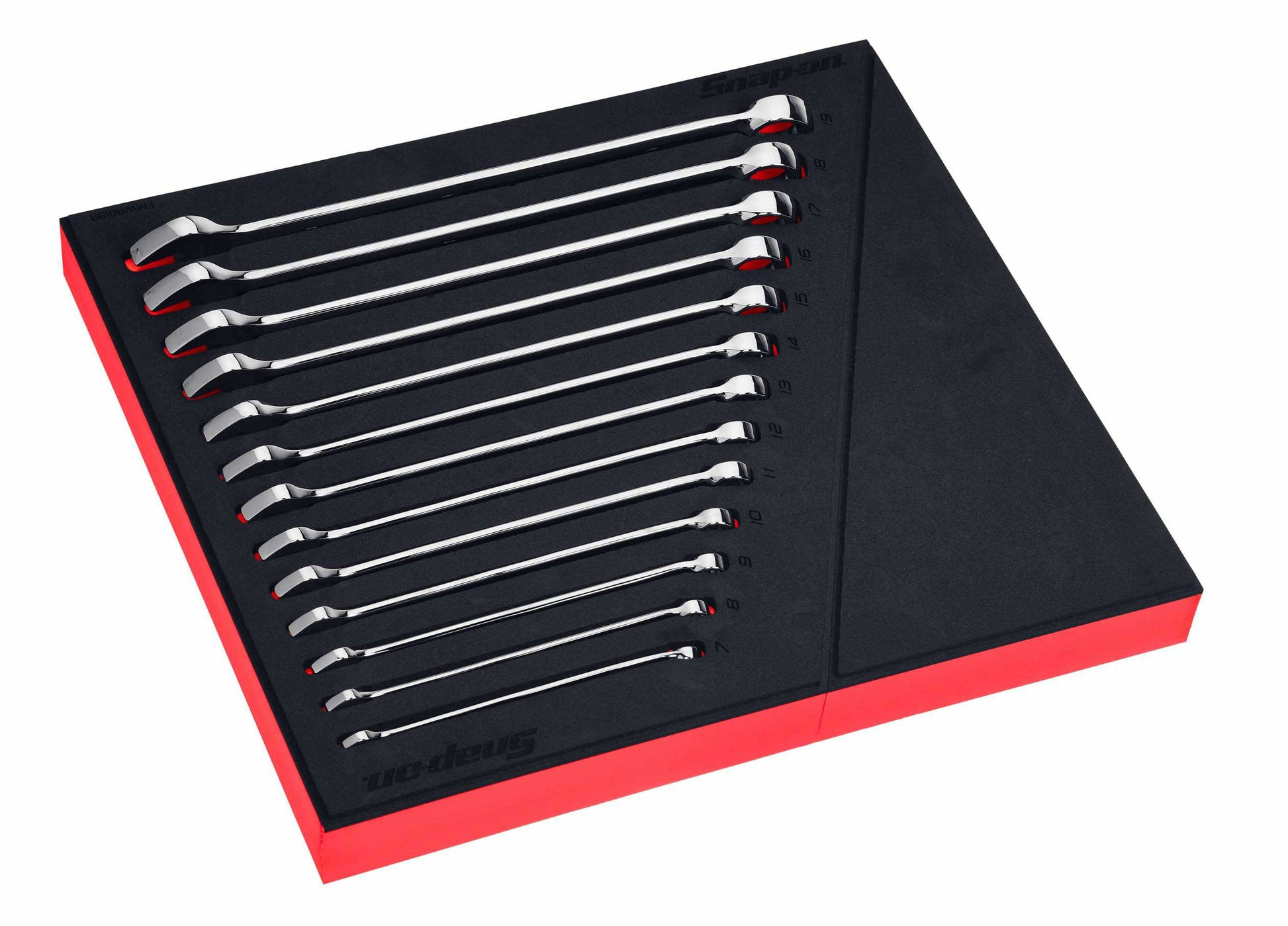 13 Piece Mixed Metric Flank Drive Plus Wrench Set, 12 Point, Organ Pro-Fi 7-19 mm