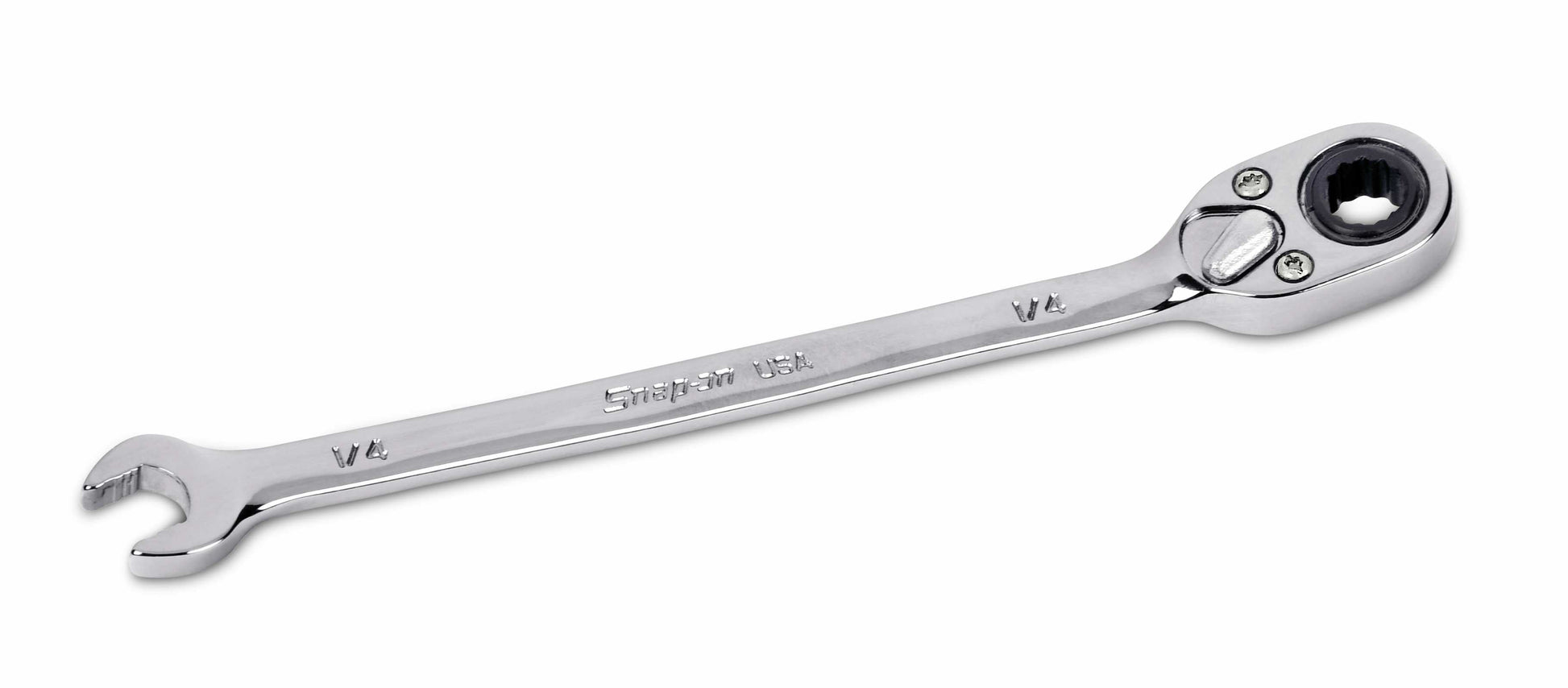 1/4" 12-Point SAE Flank Drive® Plus Reversible Ratcheting Box Combination Wrench