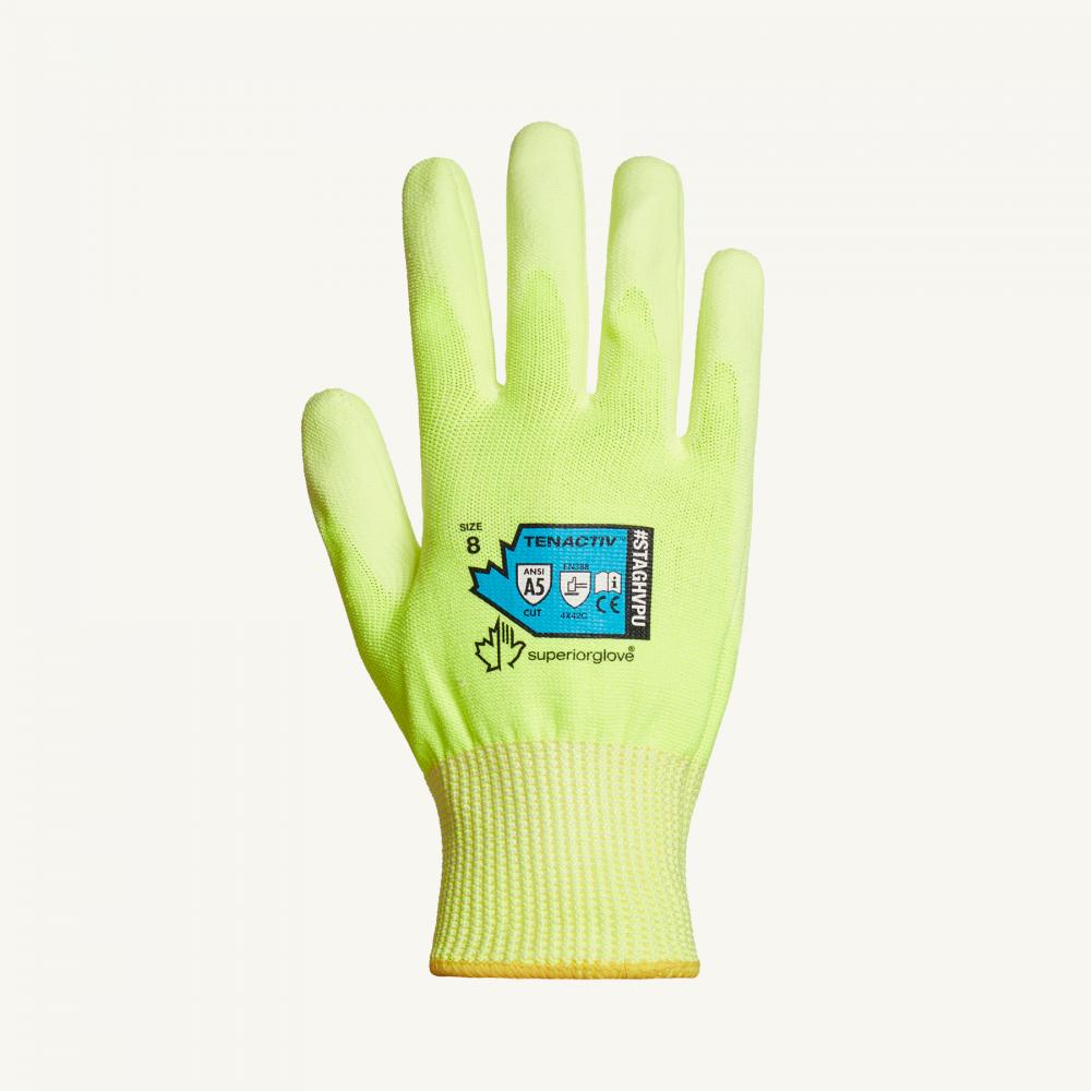 Hiviz Cut A5 + paumes en polyuréthane  Grandeur-8