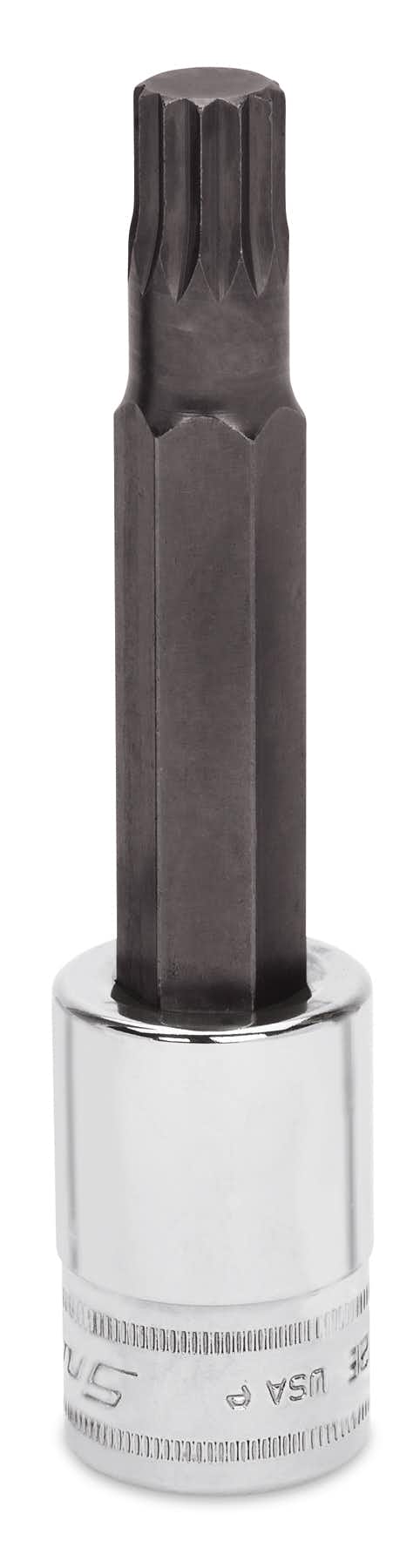 1/2" Drive Metric 12 mm Standard Triple Square Bit Socket Driver