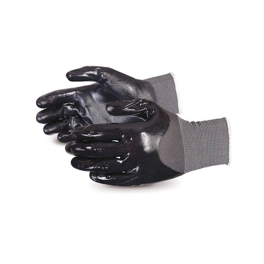 Coated Gloves,Nitrile,Pr  Size-8