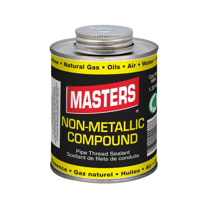 MASTERS® Non-Metallic Compound, Pipe Thread Sealant, Yellow, 250ml ULC