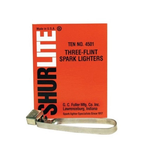 Triple flint spark lighter