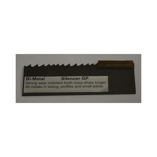 Lame de scie à ruban soudée Silencer GP, 159 po de long, lame de 1 po l x 0,035 po d'épaisseur Lame, 5 à 8 tpi, lame bimétallique, dent hss M42