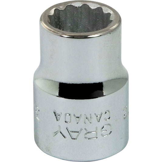 Socket - 3/8" Drive, 3/8" Hex, 12-Point