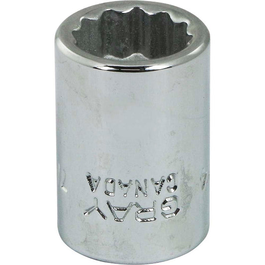 Socket - 3/8" Drive, 7/16" Hex, 12-Point