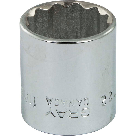 Socket - 3/8" Drive, 11/16" Hex, 12-Point