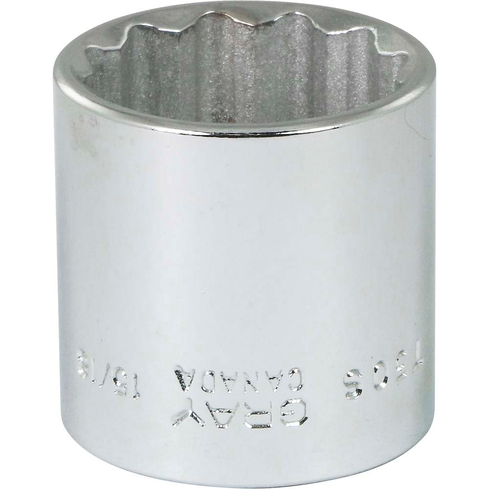 Socket - 3/8" Drive, 15/16" Hex, 12-Point