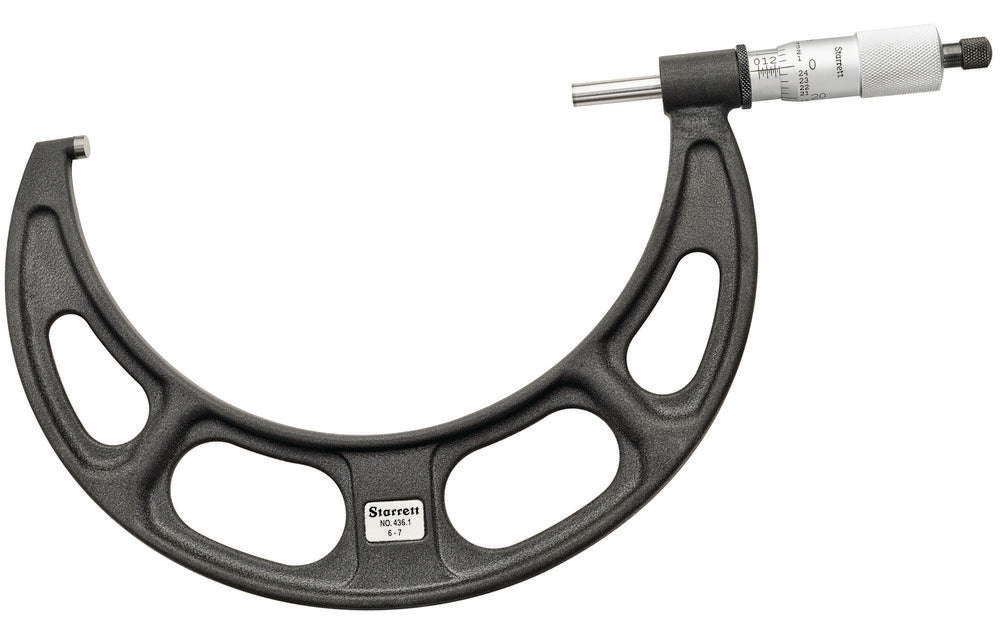 Outside Micrometer, 6-7", .0001" Graduations