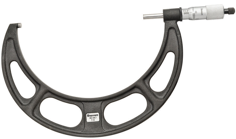 Outside Micrometer, 7-8", .0001" Graduations