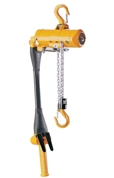 TCR Heavy Duty Air Hoist, Cast Iron, 2T Capacity, 15 ft Lift, 