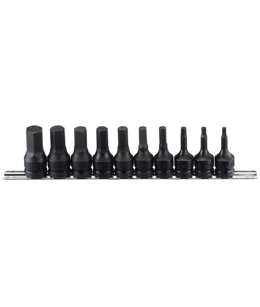 Genius Tools, jeu de 10 tournevis à tête hexagonale Dr. SAE 1/2'³