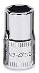 1/4" Drive 6-Point Metric 8 mm Flank Drive® Shallow Socket