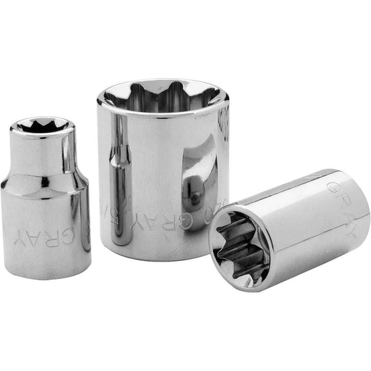 Socket - 1/4" x 3/8" Drive, 8-Point