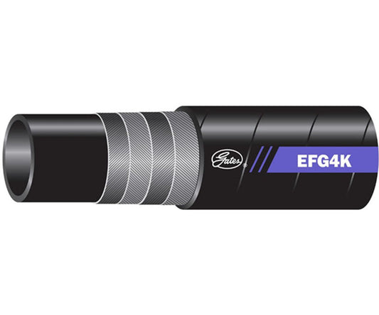 Gates, Hydraulic Hose - 0.625in , 1.09 in / 27.7 mm OD, 4000 psi Working Pressure, Synthetic Rubber Cover, Nitrile Tube, 10EFG4K XCTN, 232"/rol