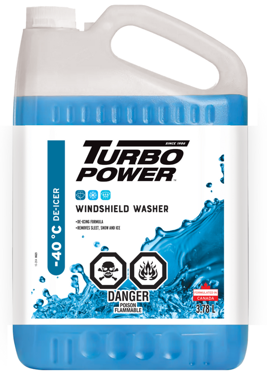 Turbo power windshield washer -40°c,  3,78L