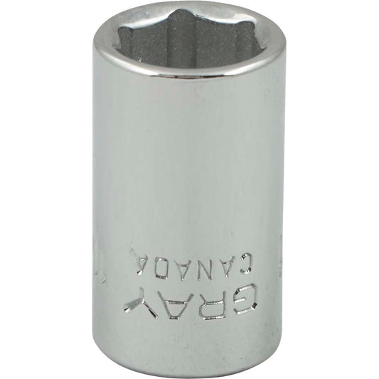 Socket - Chrome, 1/4" Drive, 11/32" Hex, 6-Point