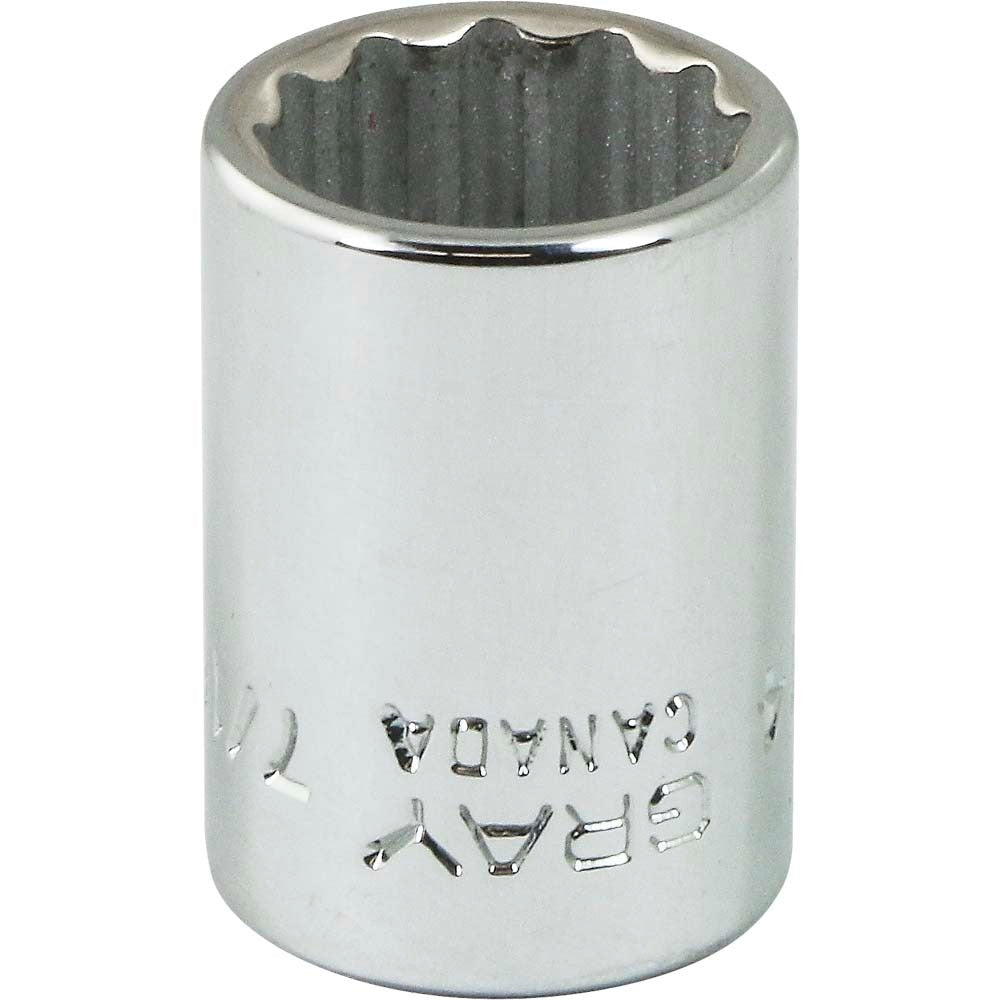 Socket - 1/4" Drive, 7/16" Hex, 12-Point
