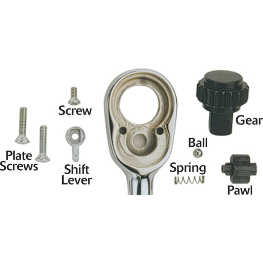 Kit de réparation à cliquet 1/2" - 40 dents