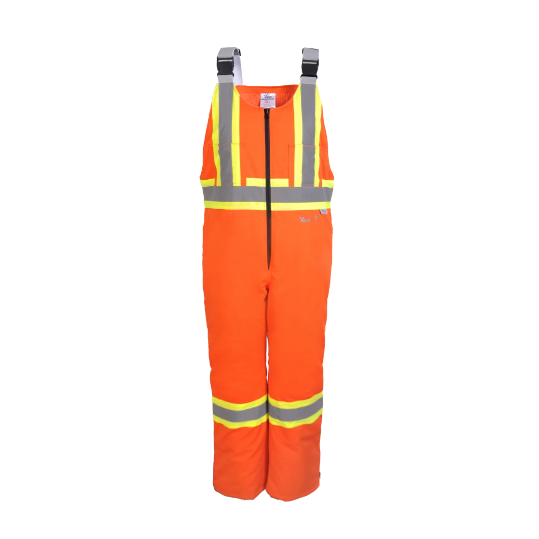Salopette réfléchissante isolée haute visibilité Viking®, orange, tissu 65/35 poly/coton, XXXXL
