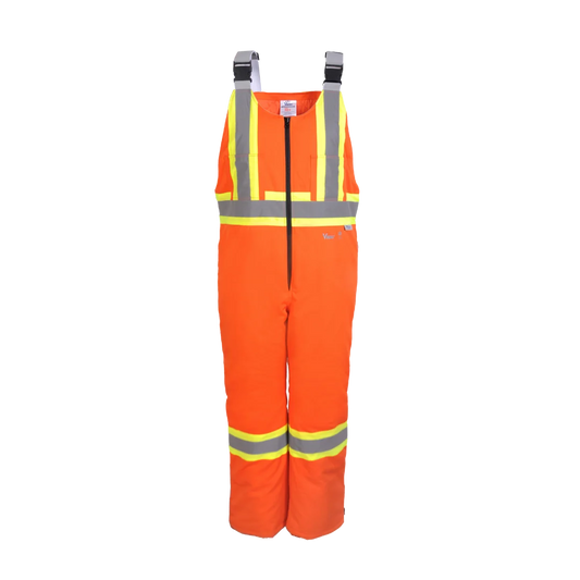 Salopette réfléchissante isolée haute visibilité Viking®, orange, tissu 65/35 poly/coton, M