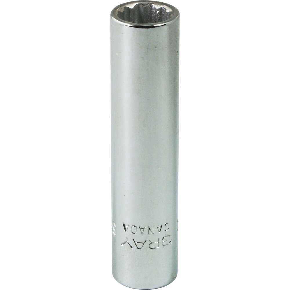 Socket - Deep, 1/4" Drive, 5/16" Hex, 12-Point