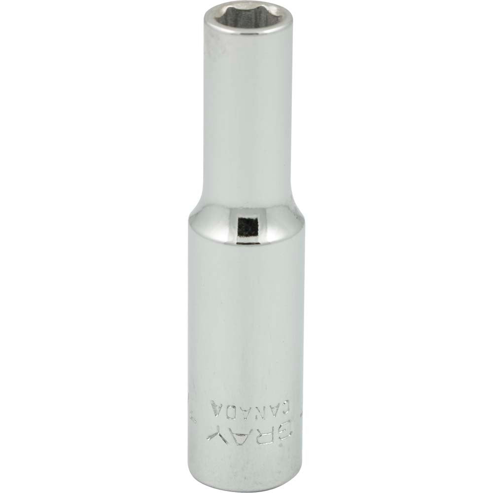 Socket - Deep, 1/4" Drive, 7/32" Hex, 6-Point