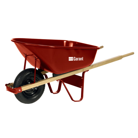 Garant C6 Wheelbarrow, Steel, 6 cu. ft