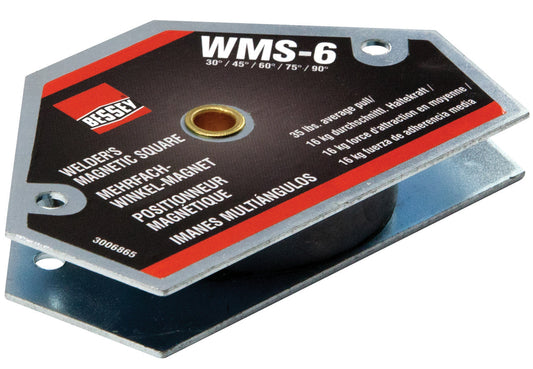 Multi-Angle Compact Welder's Magnetic set-up Square, 30, 45,60,75 and 90 Degree Angles