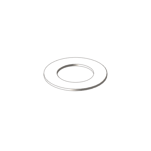 Flat washer 1/2" GR7 Titanium
