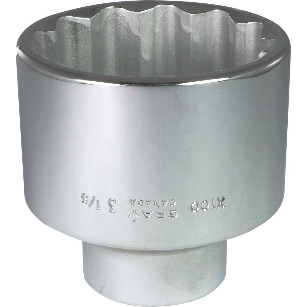 Socket - 3-1/8" x 1" Drive 12-Point Regular