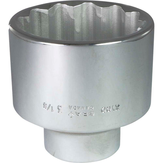 Socket - 3-1/8" x 1" Drive 12-Point Regular