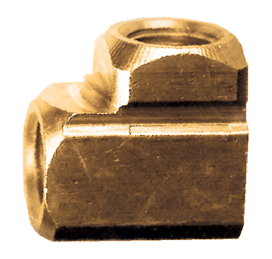 Extruded 90° Elbow, Brass, 3/8 FPT; Xtruded