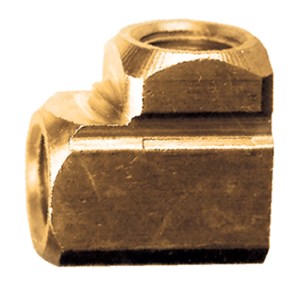 Extruded 90° Elbow, Brass, 1/4 FPT; Xtruded
