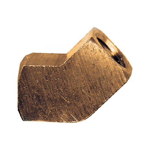 Extruded 45° Elbow, Brass, 1/8 FPT; Xtruded