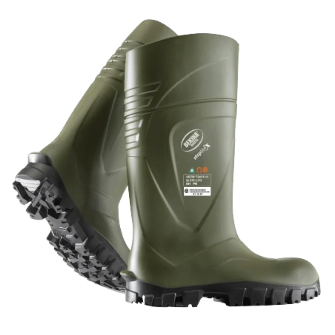 Bekina® StepliteX Safety Fishing and Food Processing Boots, Dark Green, Size 10M