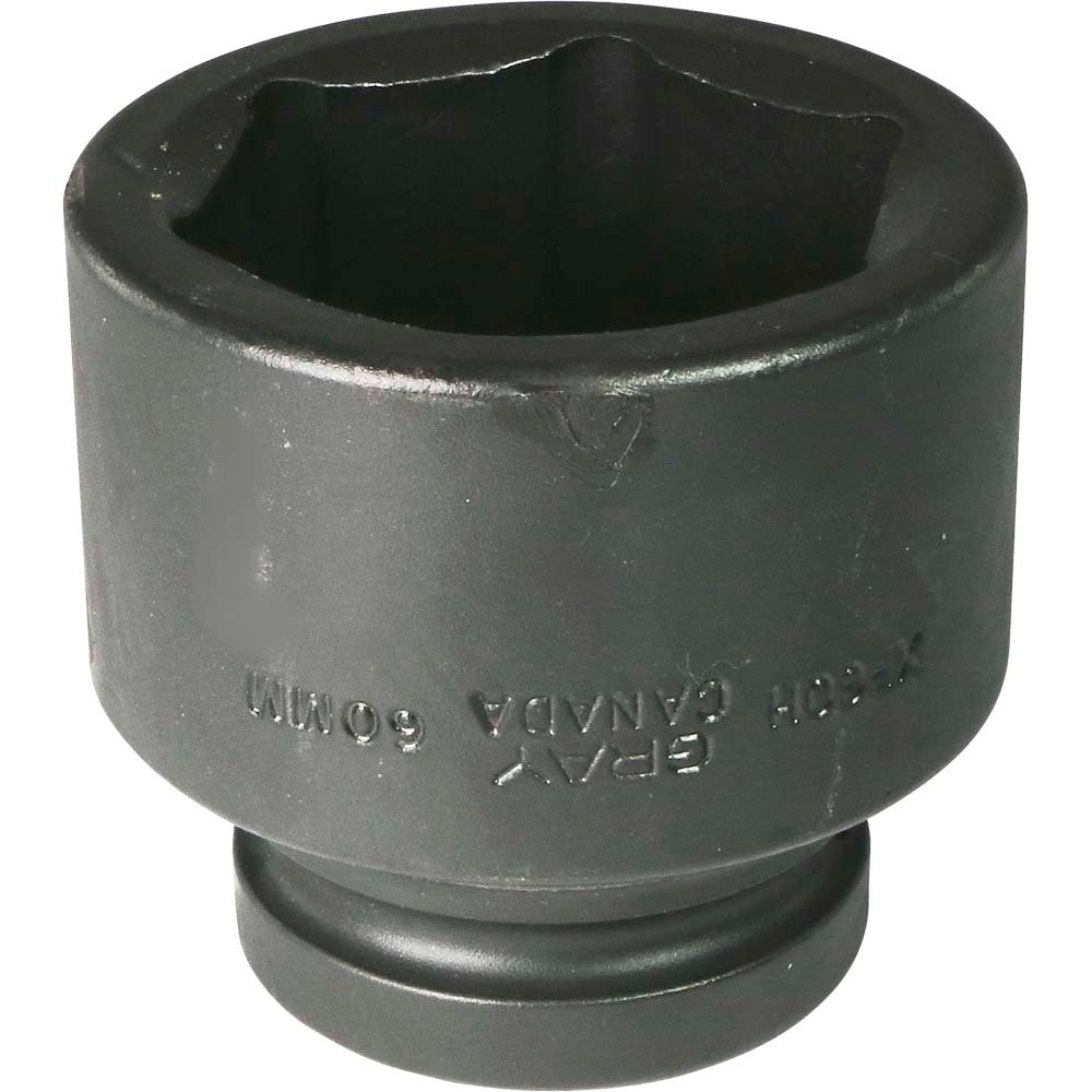 Impact Socket 1" Drive - 60mm Hex, 6-Point