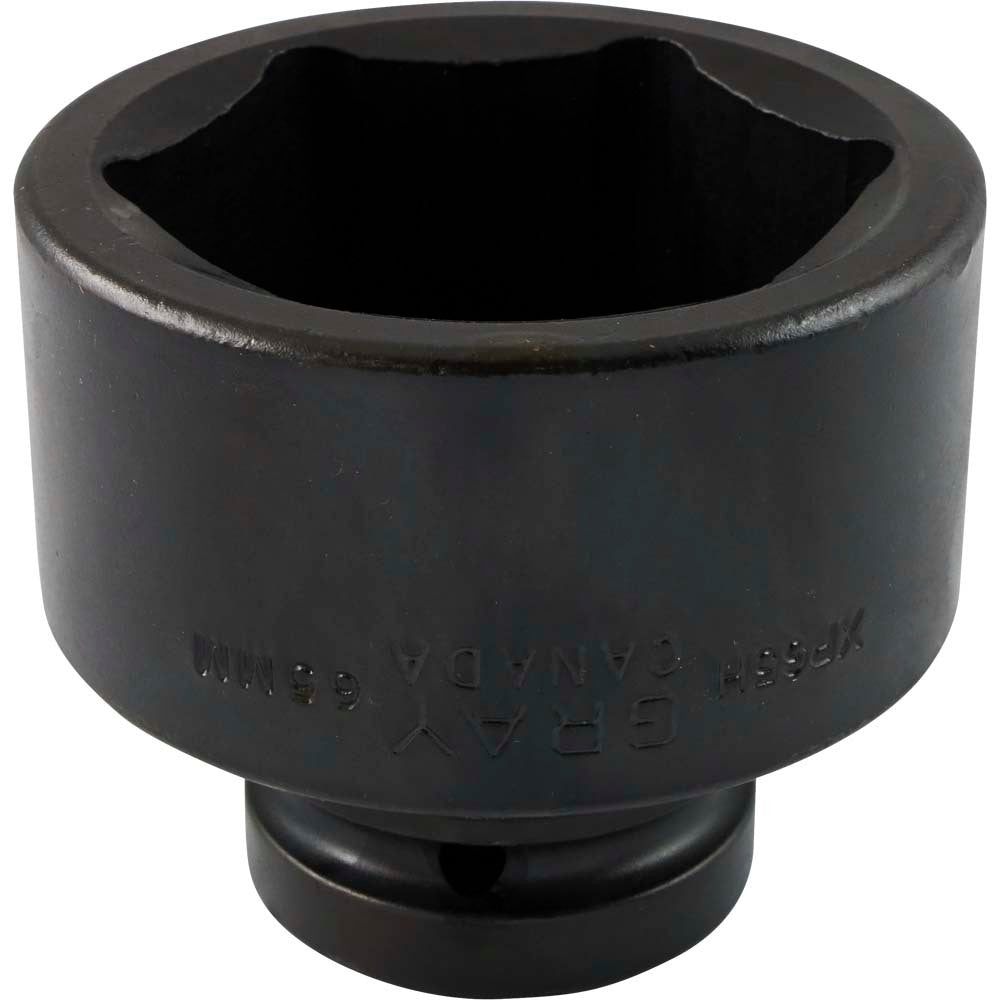Impact Socket 1" Drive - 65mm Hex, 6-Point