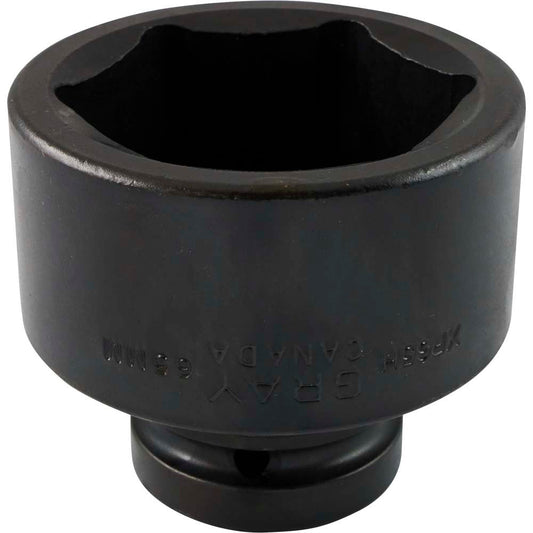Impact Socket 1" Drive - 65mm Hex, 6-Point
