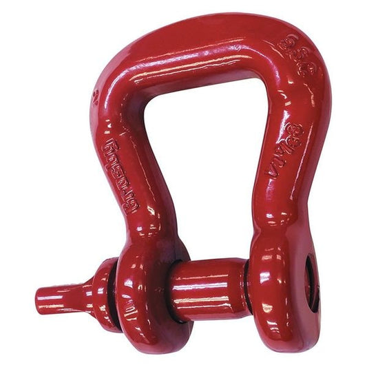 Crosby® S-253 Screw Pin Sling Shackle, Red, Alloy, 1.5", #3 & #4