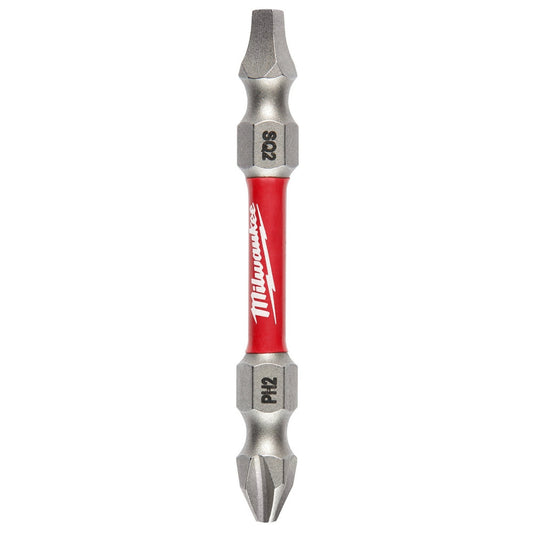 Shockwave™ Impact Phillips #2 / Square #2 Double Ended Bit